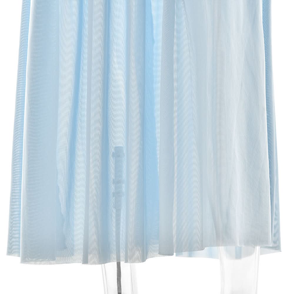 Off shoulder ruched long sleeve mesh zip-up maxi dress  | Festival Outfits Women