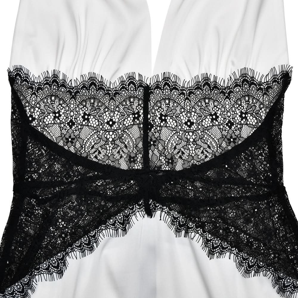 Halter lace patchwork backless maxi dress  | Festival Outfits Women