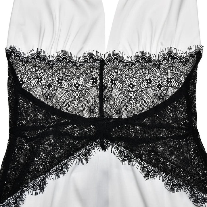 Halter lace patchwork backless maxi dress  | Festival Outfits Women