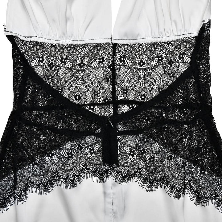 Halter lace patchwork backless maxi dress  | Festival Outfits Women