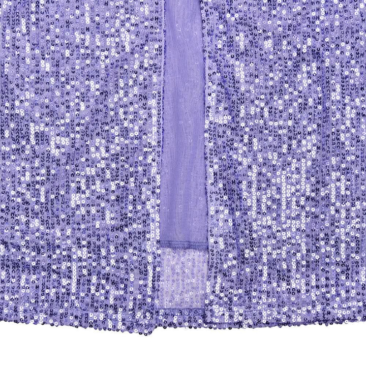 Glitter backless halter slit maxi dress  | Festival Outfits Women