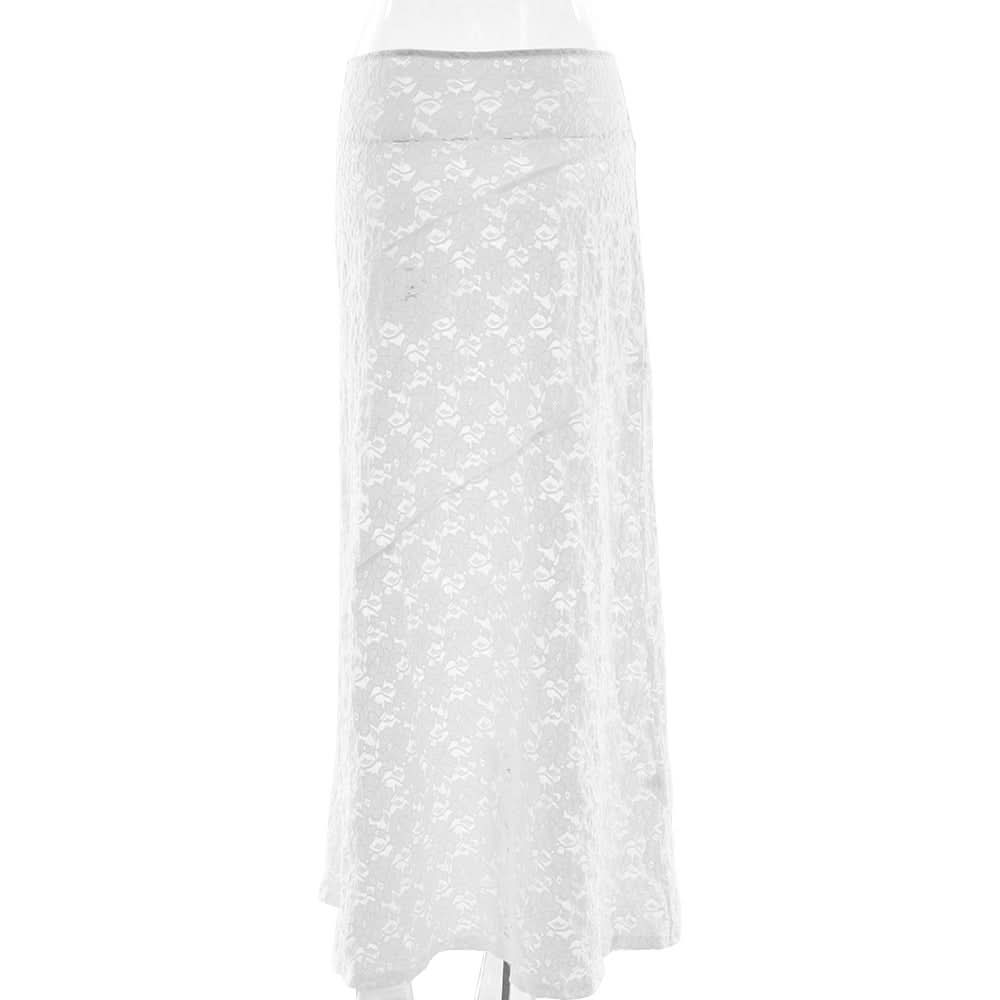 Lace see through maxi skirt  | Festival Outfits Women