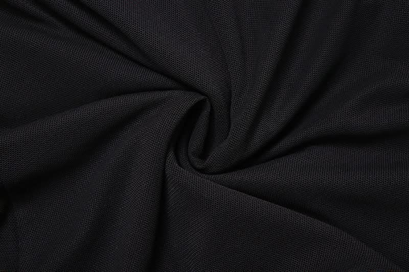 Irregular flower applique ruffle ruched mini dress  | Festival Outfits Women