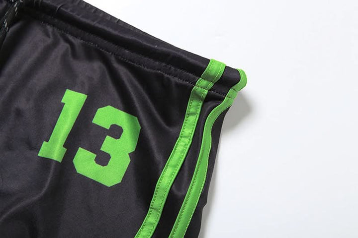 Short sleeve letter print short pant set  | Festival Outfits Women