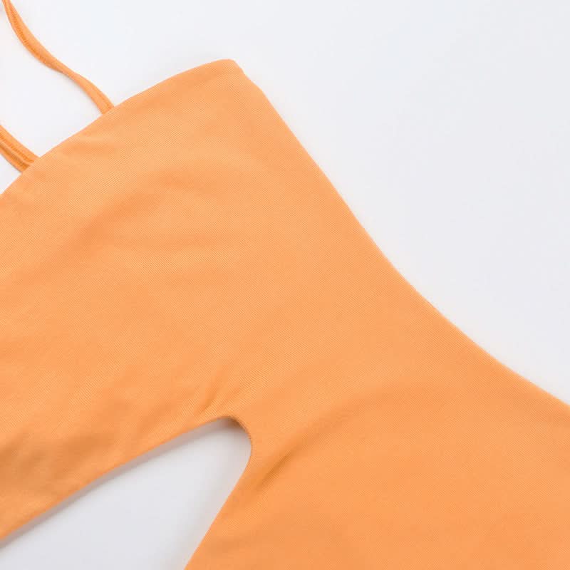 Square neck hollow out cami cut out mini dress  | Festival Outfits Women