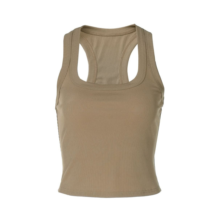 U neck solid tank top  | Festival Outfits Women
