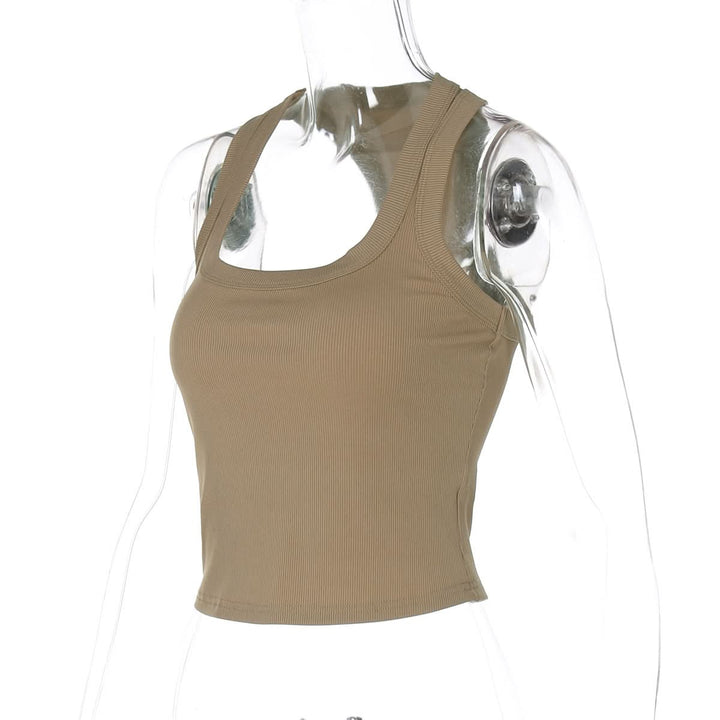 U neck solid tank top  | Festival Outfits Women