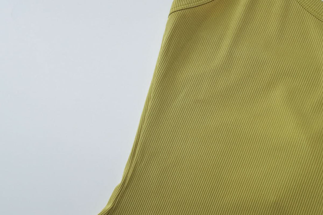 Halter backless u neck solid top  | Festival Outfits Women