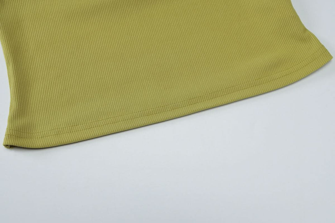Halter backless u neck solid top  | Festival Outfits Women