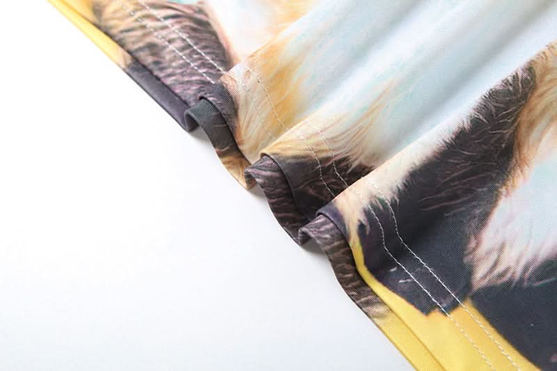 Animal print backless tube mini dress  | Festival Outfits Women