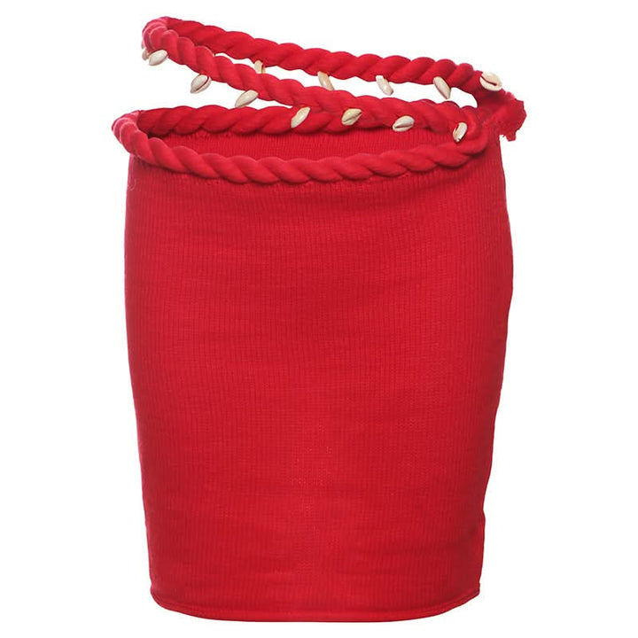 Knitted hollow out irregular zip-up cut out mini skirt  | Festival Outfits Women