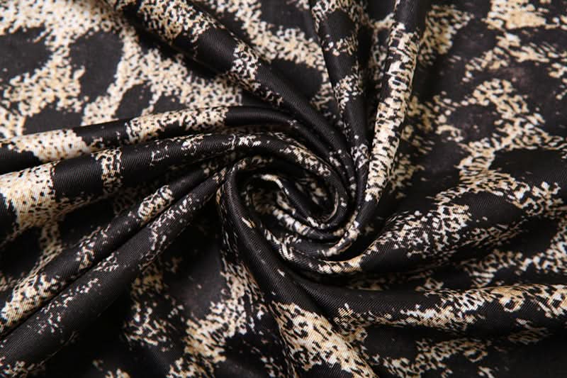 Leopard print lace up spaghetti strap maxi dress  | Festival Outfits Women-final-sale