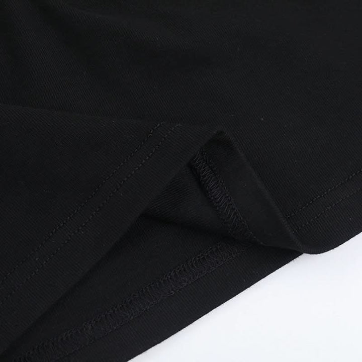 Hollow out short sleeve round neck solid cut out top  | Festival Outfits Women