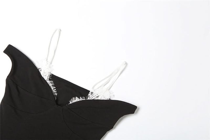 Off shoulder drawstring lace hem mini dress  | Festival Outfits Women