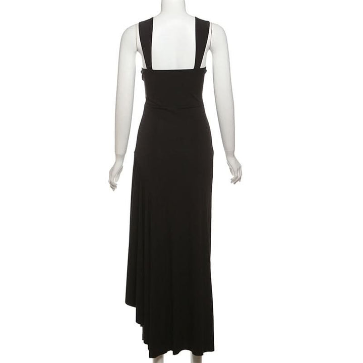 High slit o ring cami maxi dress  | Festival Outfits Women-final-sale