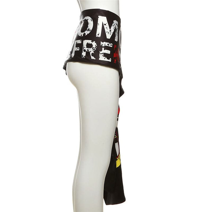Letter print contrast decor belt  | Festival Outfits Women
