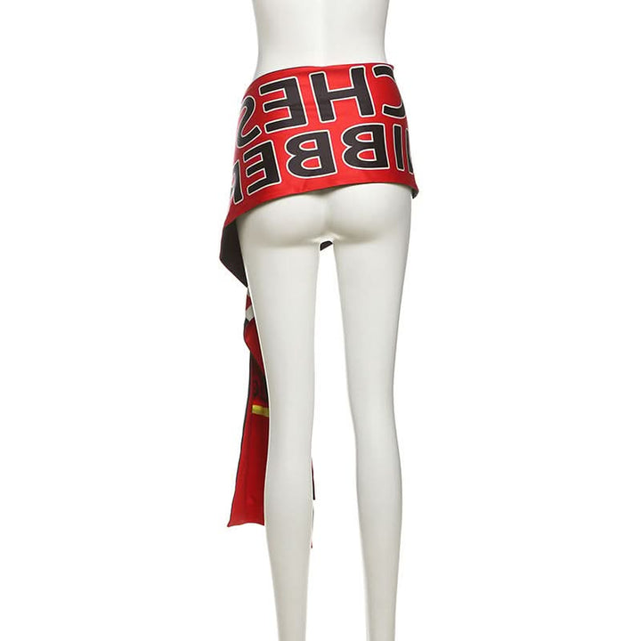 Contrast letter print decor belt  | Festival Outfits Women