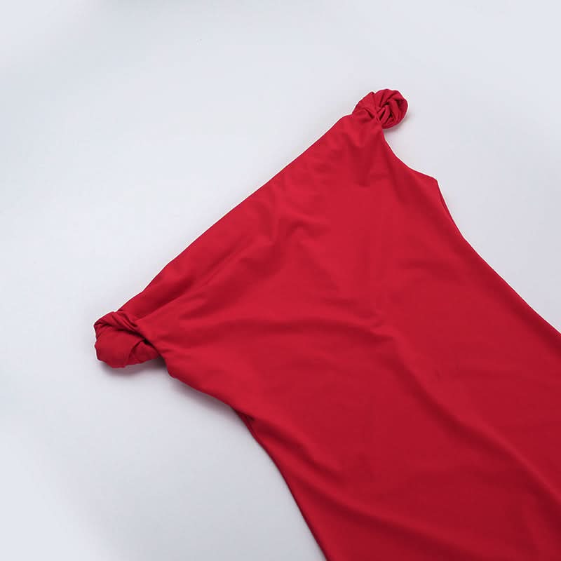 Off shoulder ruched solid tube maxi dress  | Festival Outfits Women