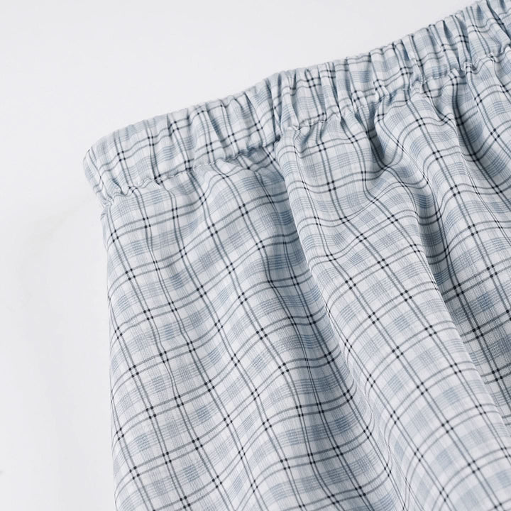 Irregular plaid flower print mini skirt  | Festival Outfits Women