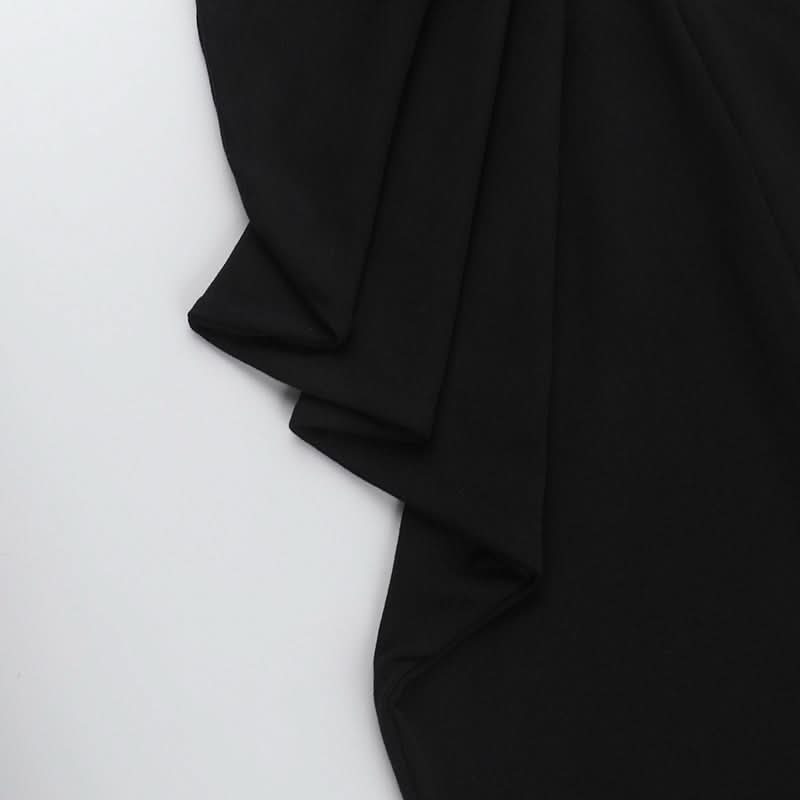 Cross back lace hem v neck ruched maxi dress  | Festival Outfits Women-final-sale