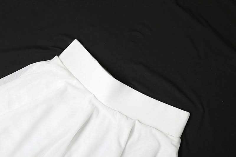 Mesh irregular ruffle maxi skirt  | Festival Outfits Women