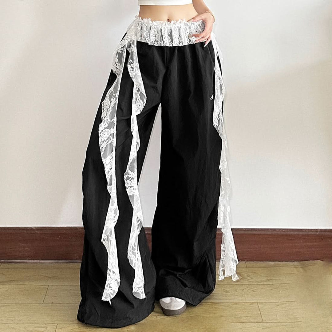Lace ruffle ruched decor belt  | Festival Outfits Women