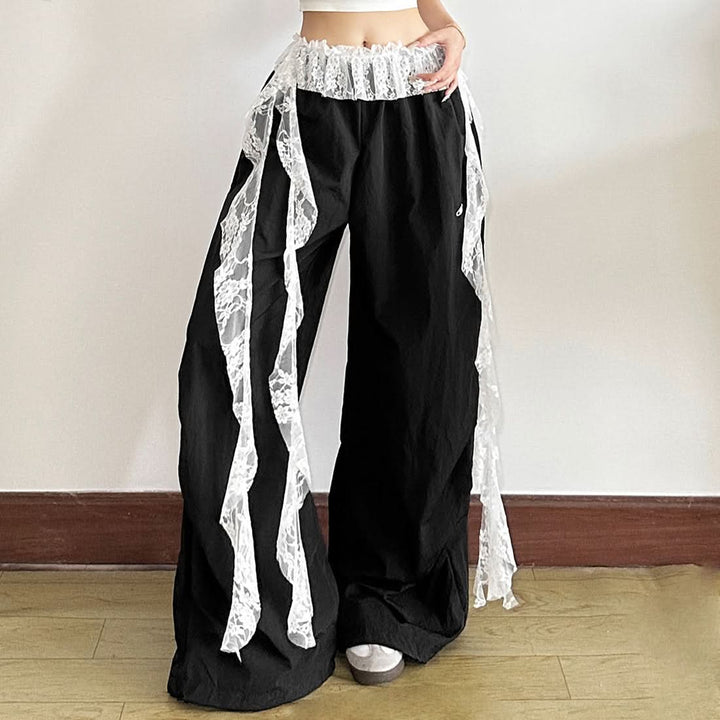 Lace ruffle ruched decor belt  | Festival Outfits Women