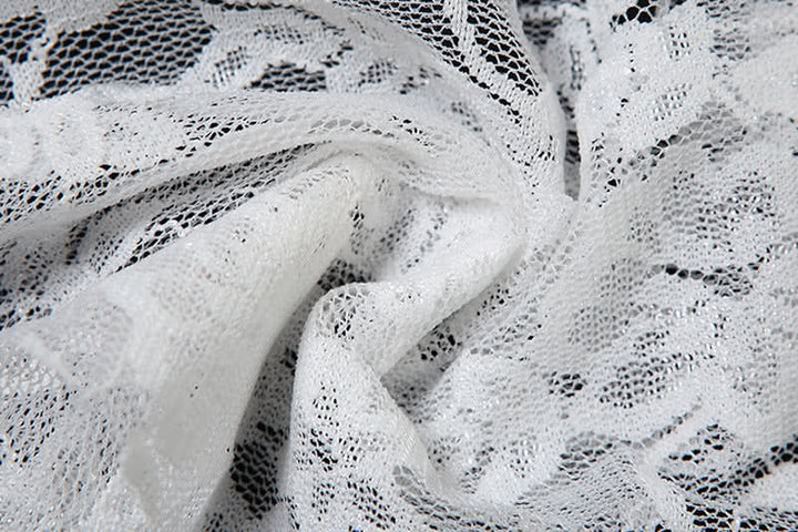 Lace ruffle ruched decor belt  | Festival Outfits Women