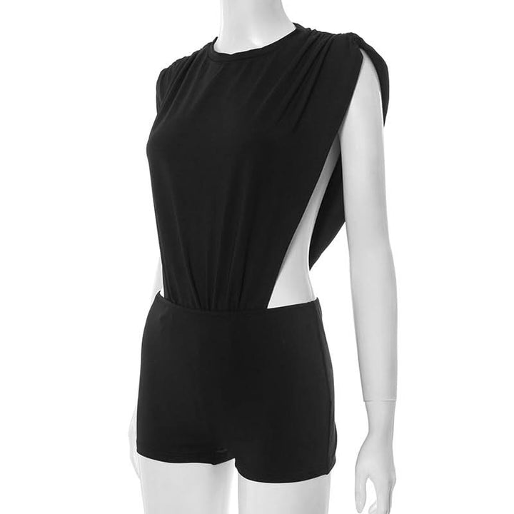 Crewneck button ruched solid pant set  | Festival Outfits Women
