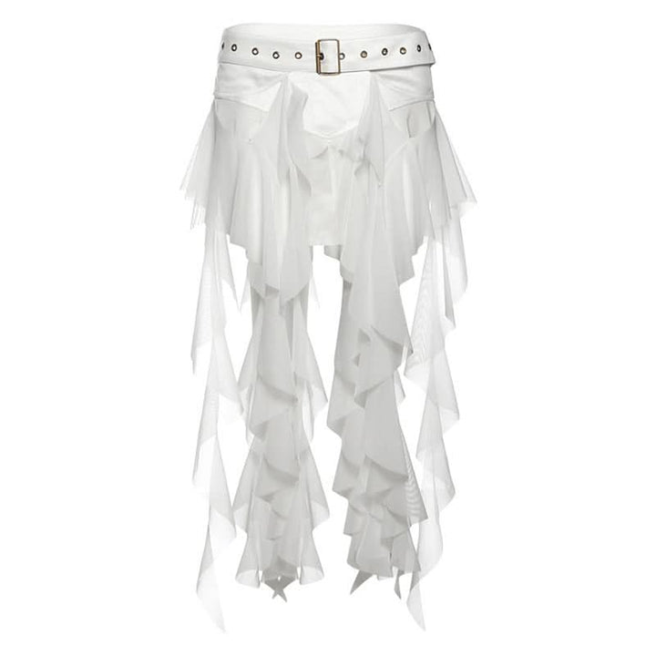 Ruffle irregular mesh decor belt  | Festival Outfits Women