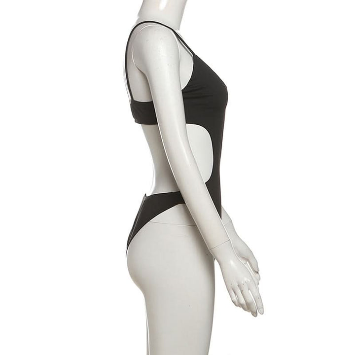 Hollow out backless cami bodysuit  | Festival Outfits Women