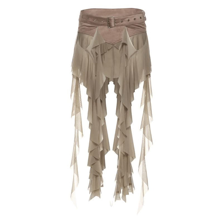 Ruffle irregular mesh decor belt  | Festival Outfits Women