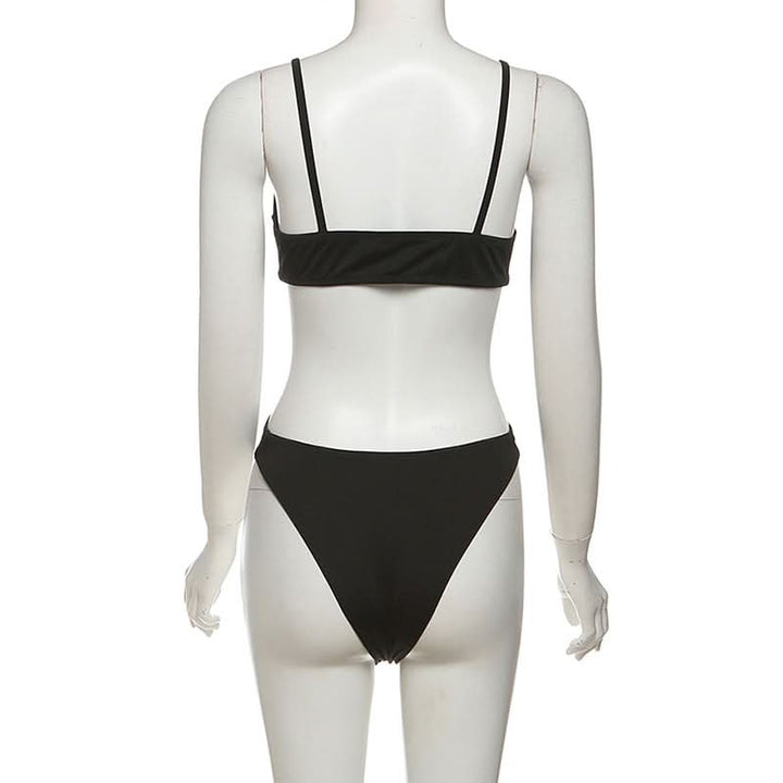 Hollow out backless cami bodysuit  | Festival Outfits Women