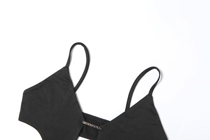 Hollow out backless cami bodysuit  | Festival Outfits Women