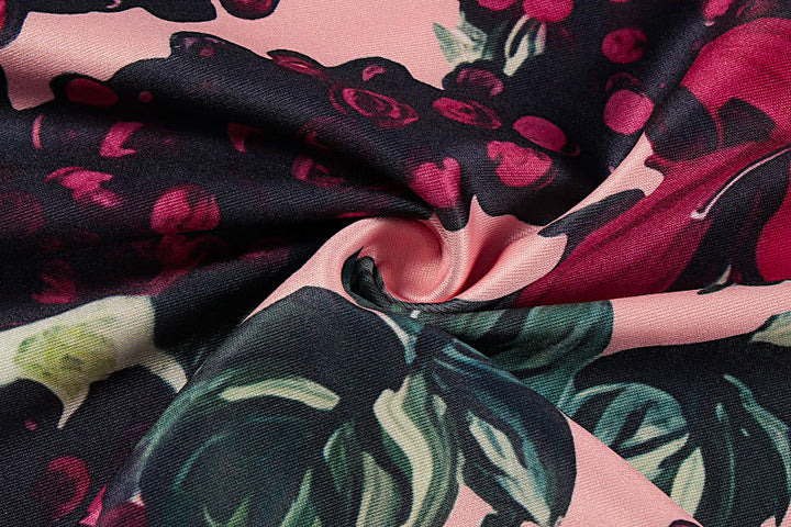 Flower print v neck cami maxi dress  | Festival Outfits Women