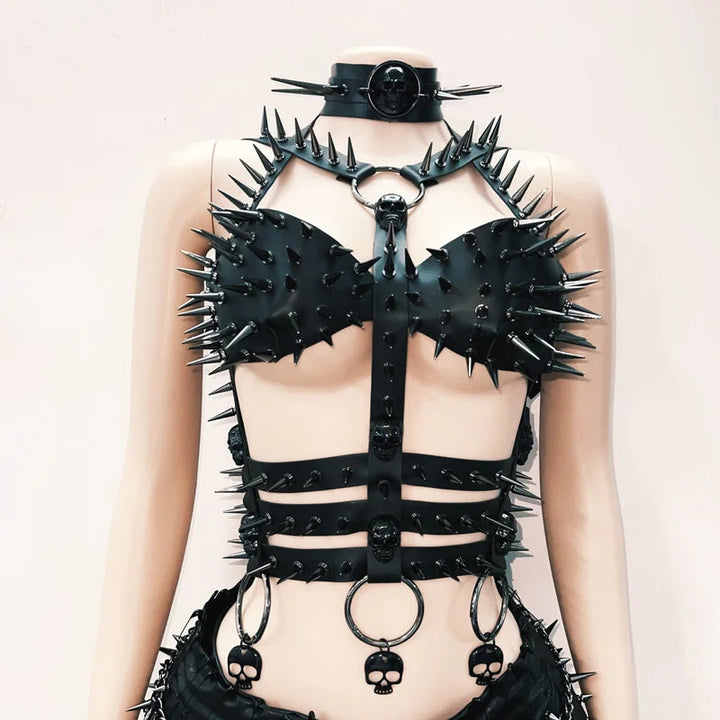 Hollow out rivet buckle o ring cami cut out top  | Festival Outfits Women