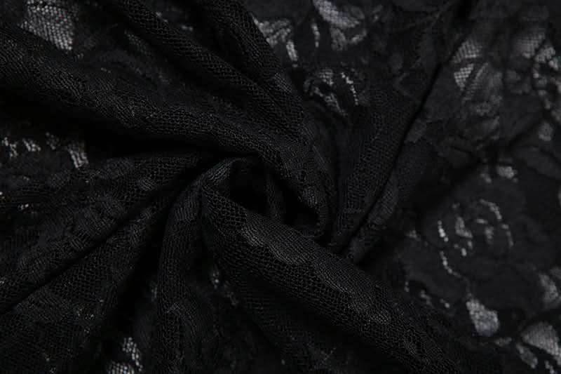 Lace ruffle v neck backless cami maxi dress  | Festival Outfits Women-final-sale