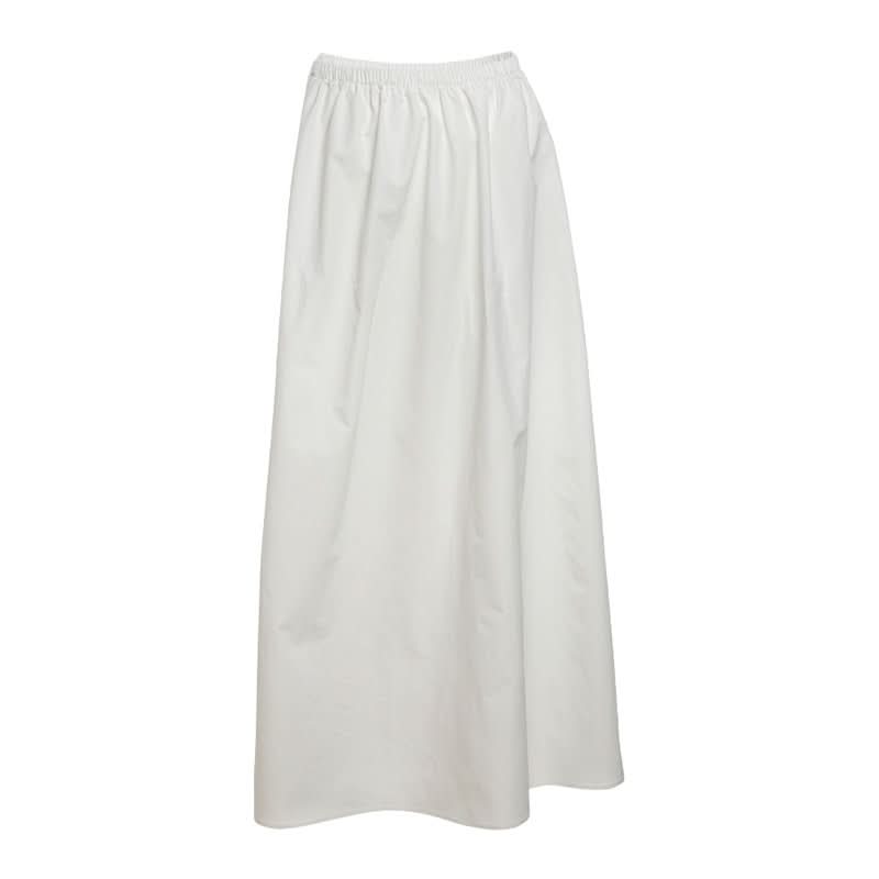 Ruched irregular solid maxi skirt  | Festival Outfits Women