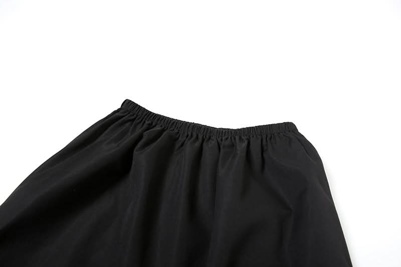 Ruched irregular solid maxi skirt  | Festival Outfits Women