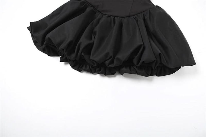 Ruched backless solid tube mini dress  | Festival Outfits Women
