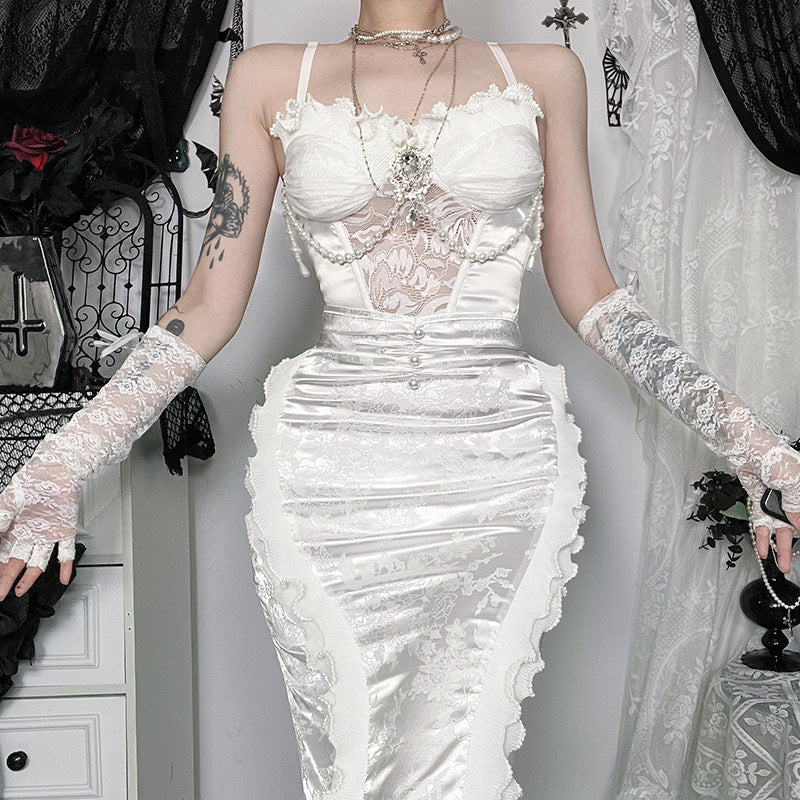 Beaded ruffle padded cami top  | Festival Outfits Women