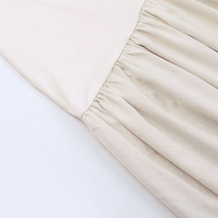 Hollow out ruched v neck cami cut out maxi dress  | Festival Outfits Women