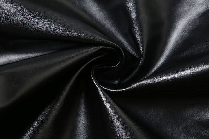 Irregular o ring PU leather hollow out cut out mini skirt Cargo Mini Skirt  | Festival Outfits Women