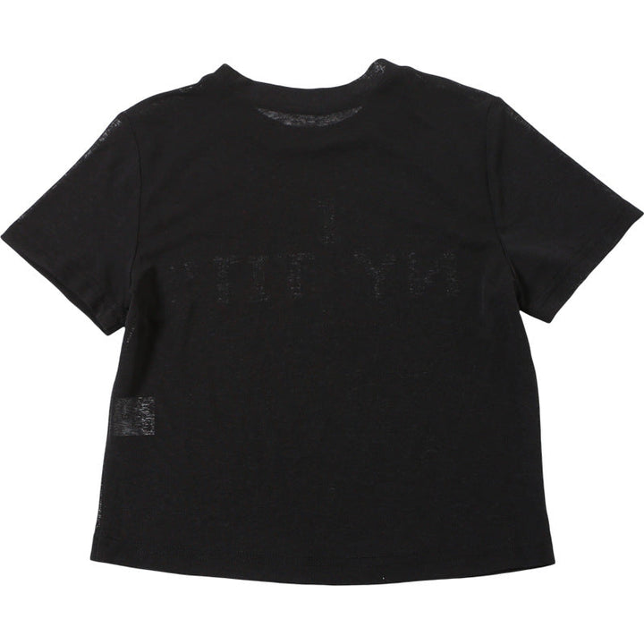 Short sleeve letter print crewneck top  | Festival Outfits Women