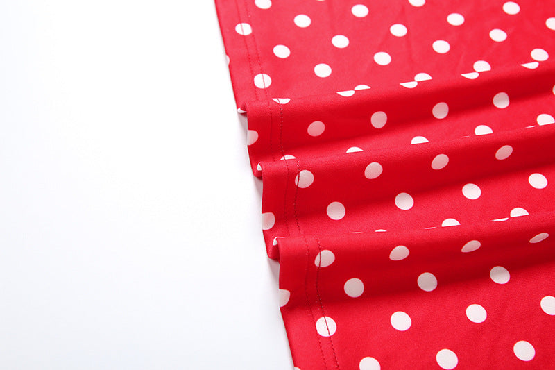 Polka dot contrast maxi skirt  | Festival Outfits Women