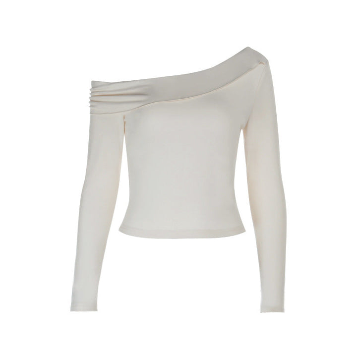 One shoulder ruched solid top  | Festival Outfits Women