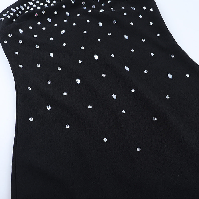 Halter beaded self tie maxi dress  | Festival Outfits Women