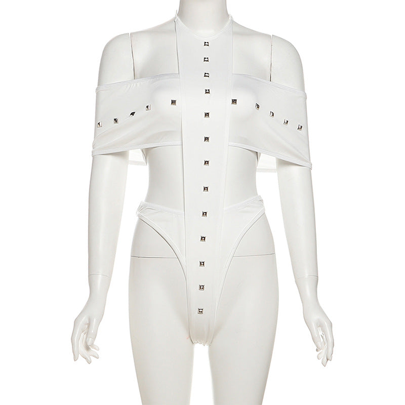 Off shoulder halter self tie solid pant set  | Festival Outfits Women