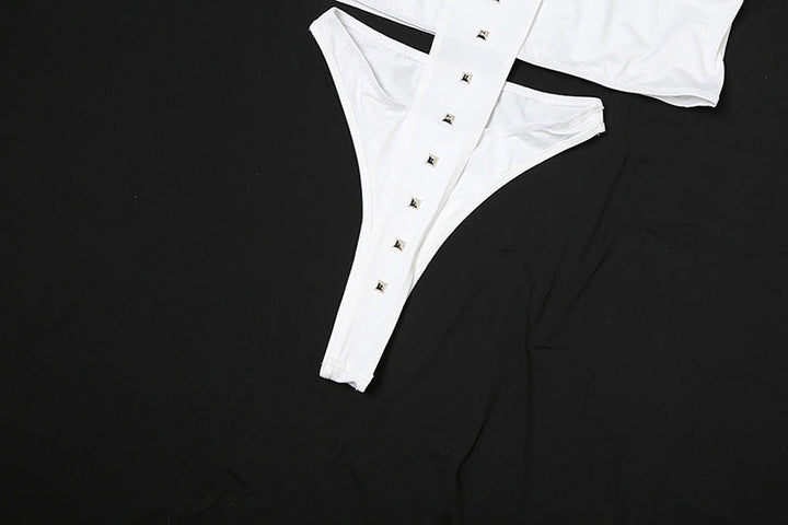Off shoulder halter self tie solid pant set  | Festival Outfits Women