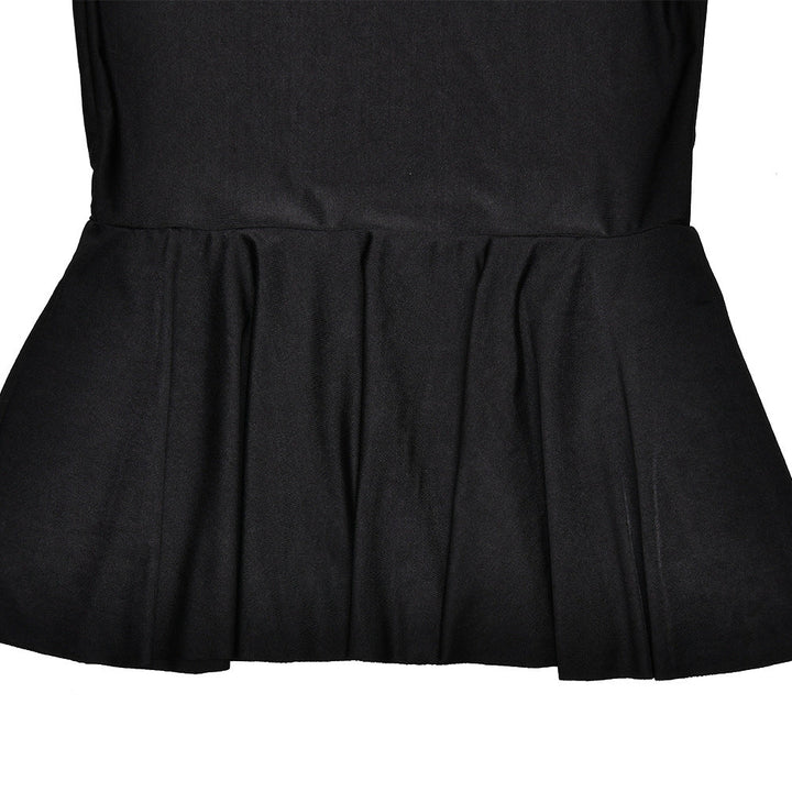 Halter self tie v neck backless midi dress  | Festival Outfits Women